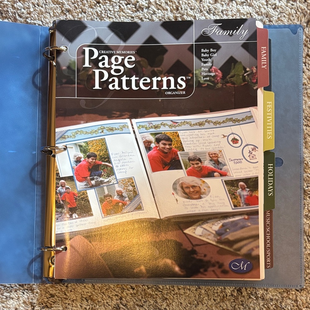 Creative Memories Page Patterns Binder